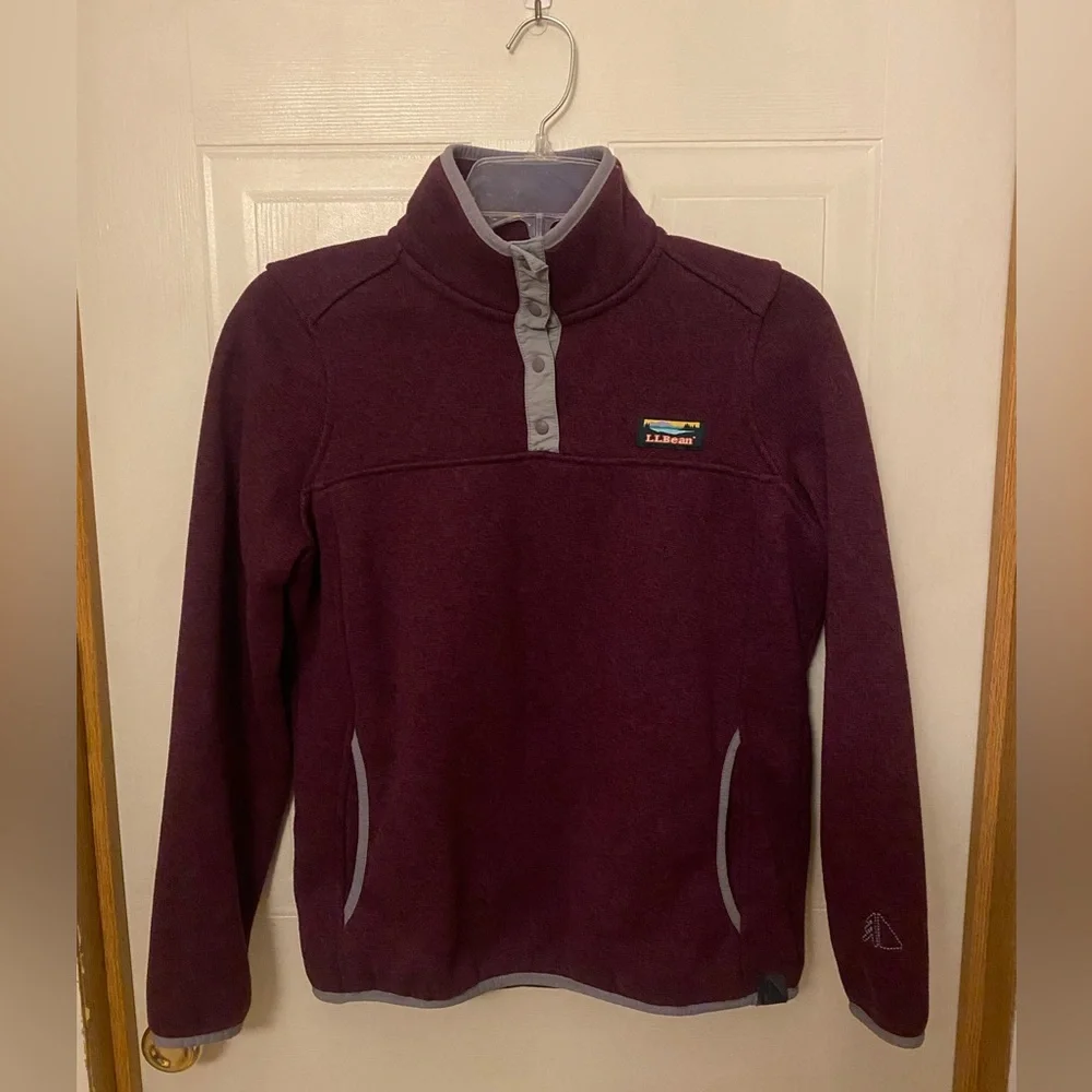 L.L. Bean Maroon Pullover